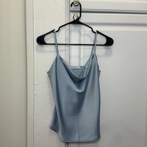Abercrombie and Fitch Light Blue Cowl Neck Top